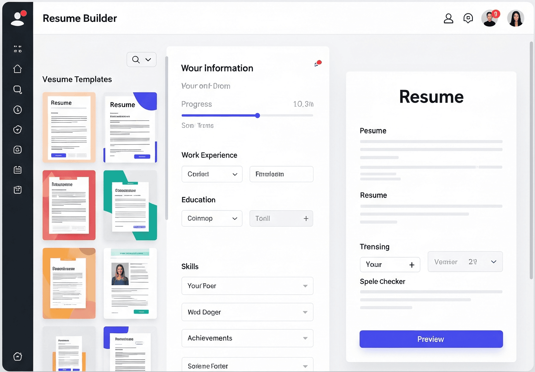 Nextjs Starter Kit Dashboard Preview